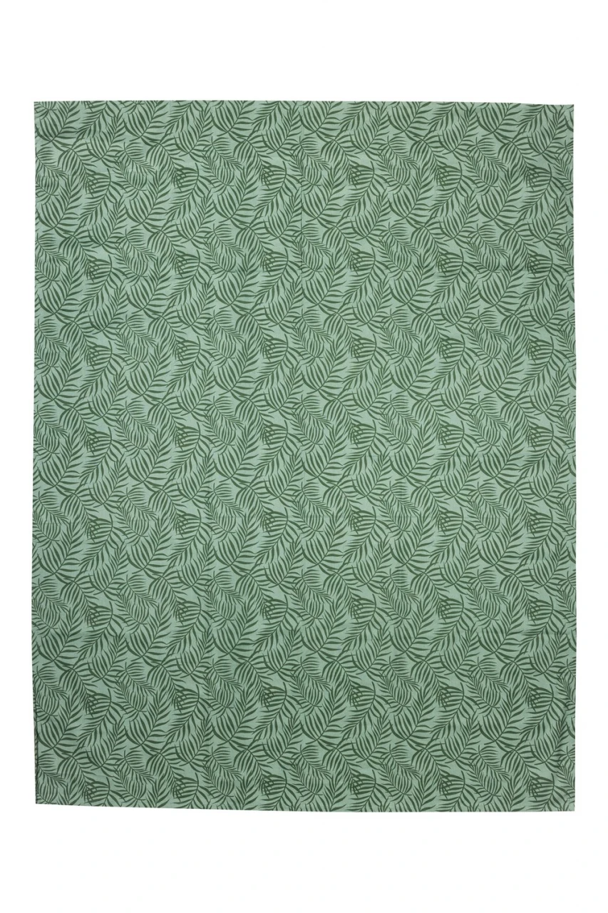 Rectangular Tablecloth x 6 in Organic Cotton - Leaves