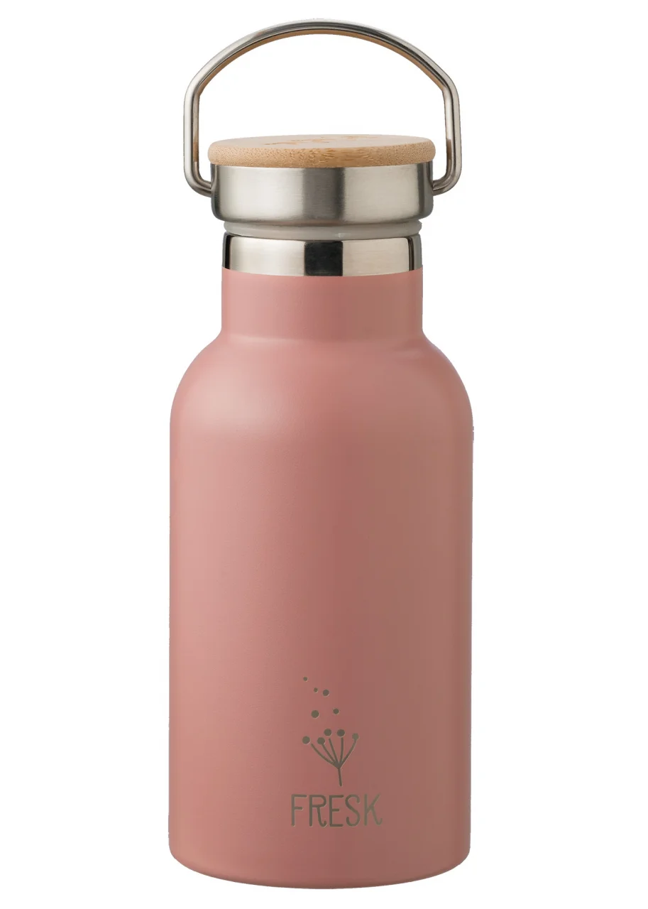 Nordic Matte thermos bottle 350 ml in steel with 2 caps and brush