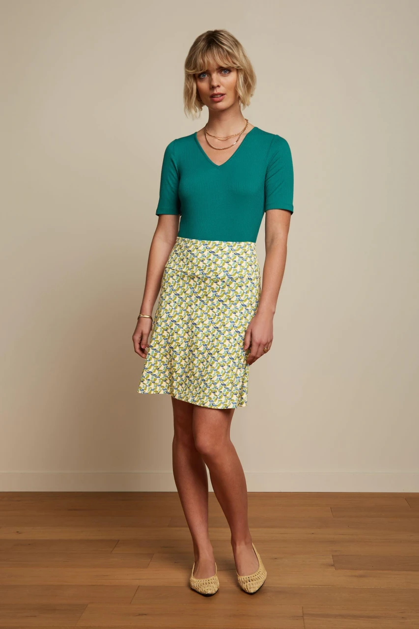 Merlini Vintage skirt in sustainable Ecovero viscose