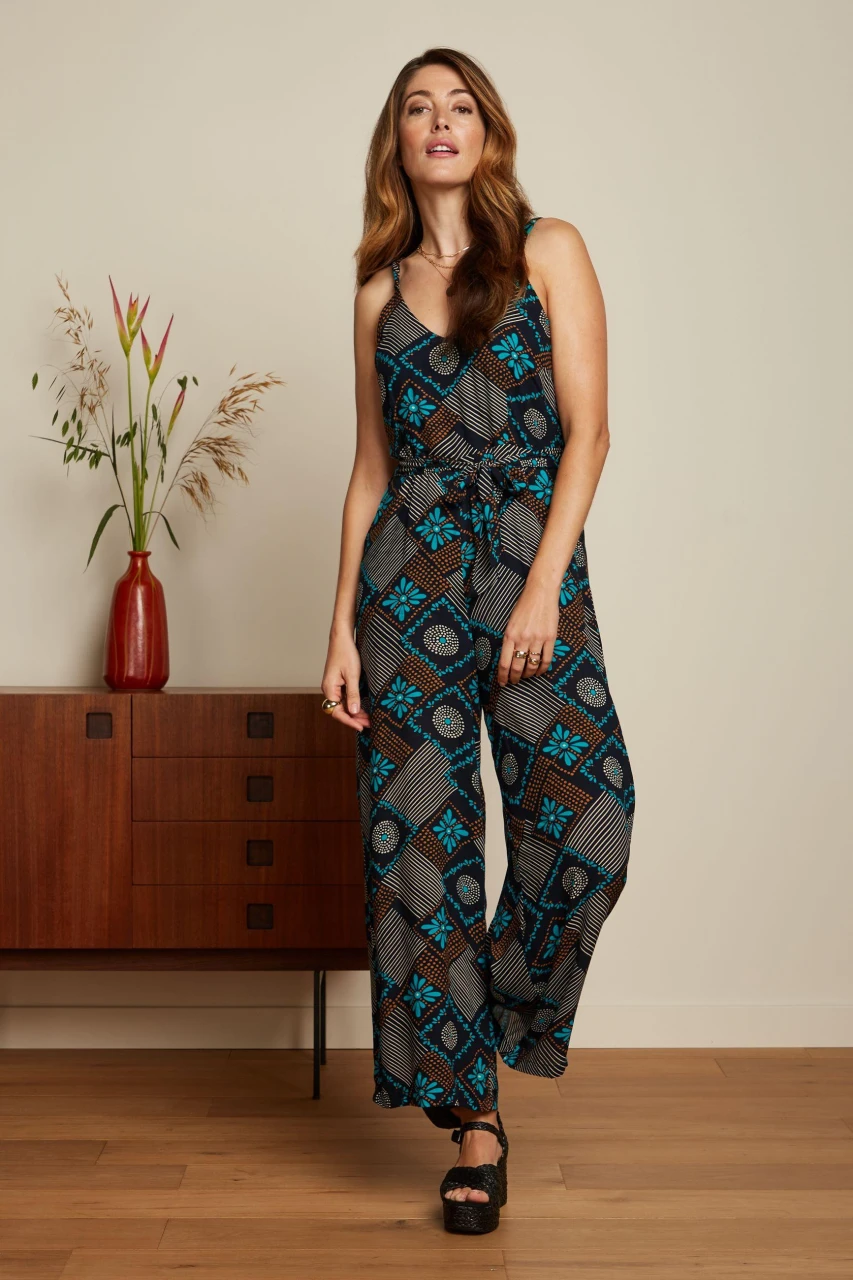 Lenny jumpsuit in sustainable Ecovero viscose