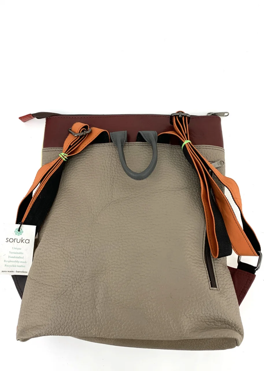 Alice Soruka backpack in Fair Trade recycled leather_102312