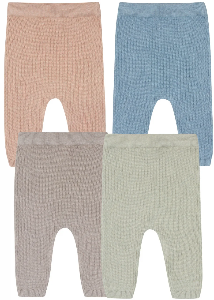 Children's knitted trousers in Organic Cotton and Silk