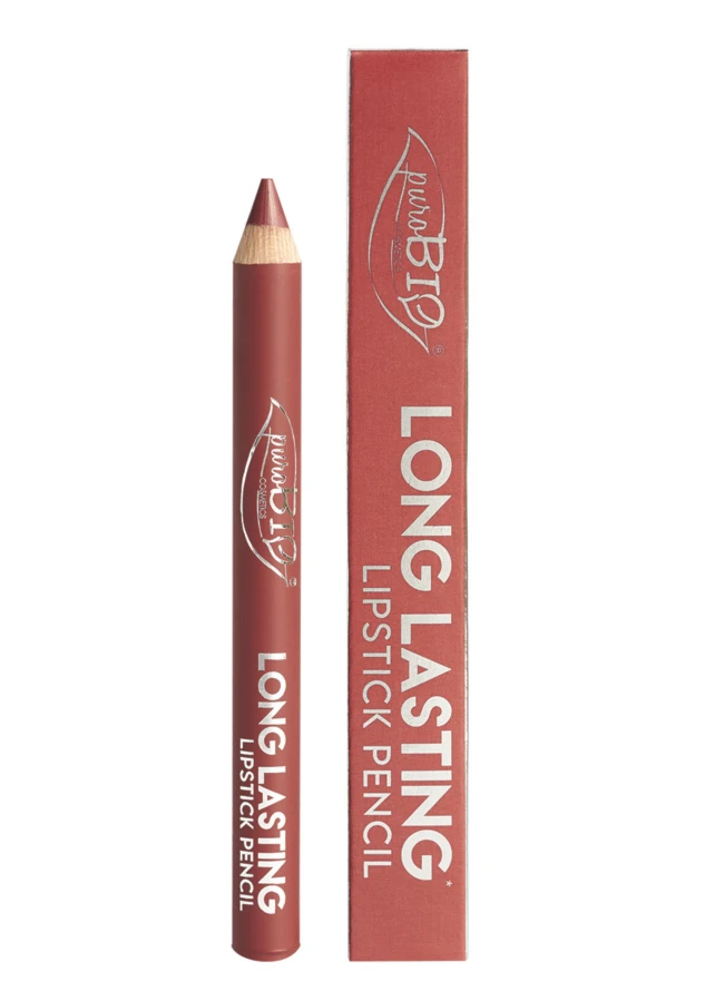 organic PuroBIO long lasting lipstick pencil - 015L hot pink