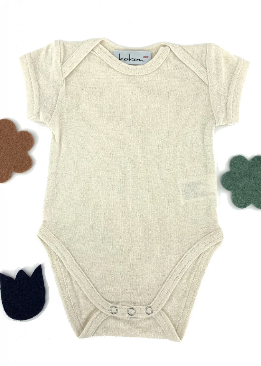 Body for babies and children in pure burette silk