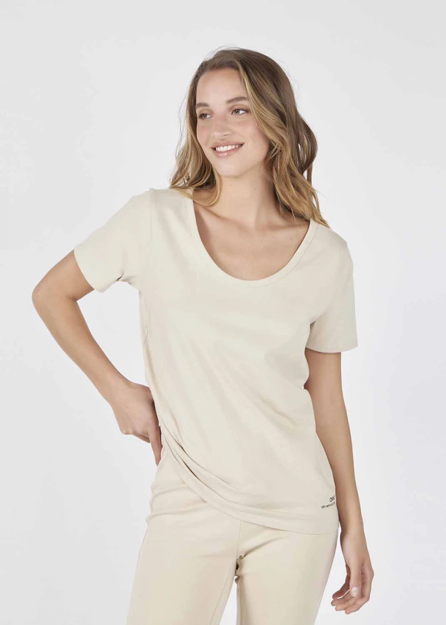 Women's low-cut organic cotton t-shirt