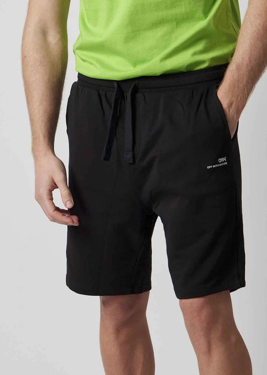 Shorts OWN felpa da uomo in cotone biologico organico
