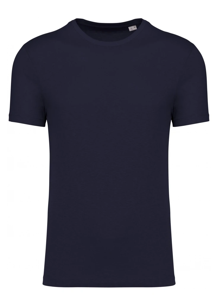 CHARLIE unisex t-shirt in organic cotton and linen - Navy