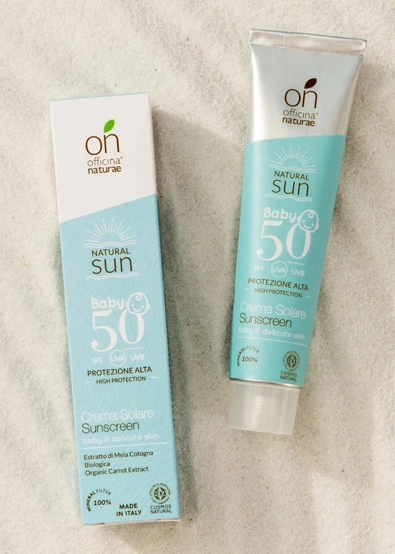Baby SPF50 sunscreen for children and very light skin