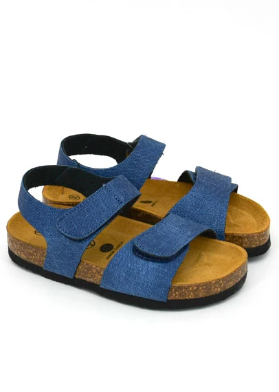 Partner SHIPS ergonomic sandals for children in cork and natural leather