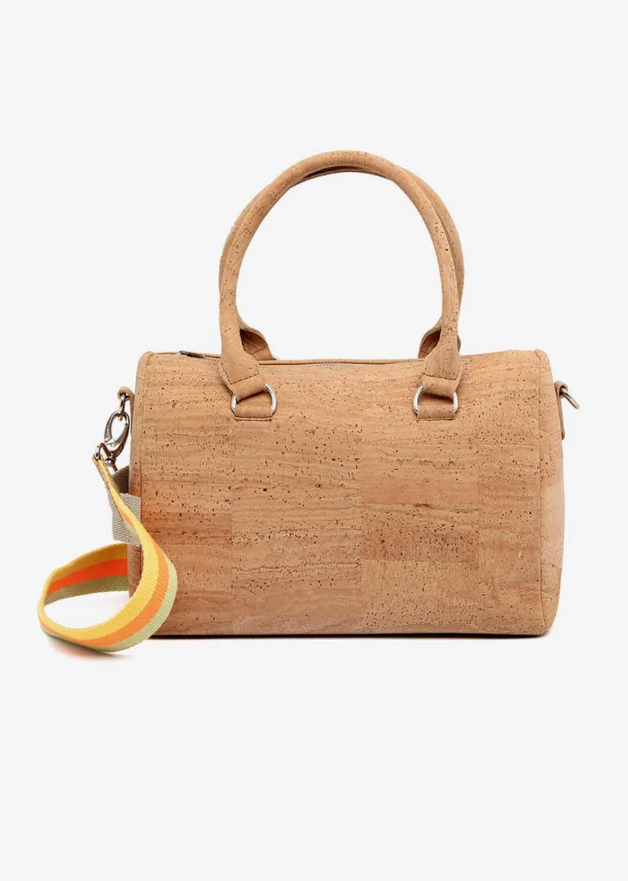 Natural cork satchel bag_104203