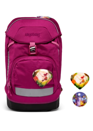 ergobag prime The Single School Backpack - Magenta_104738