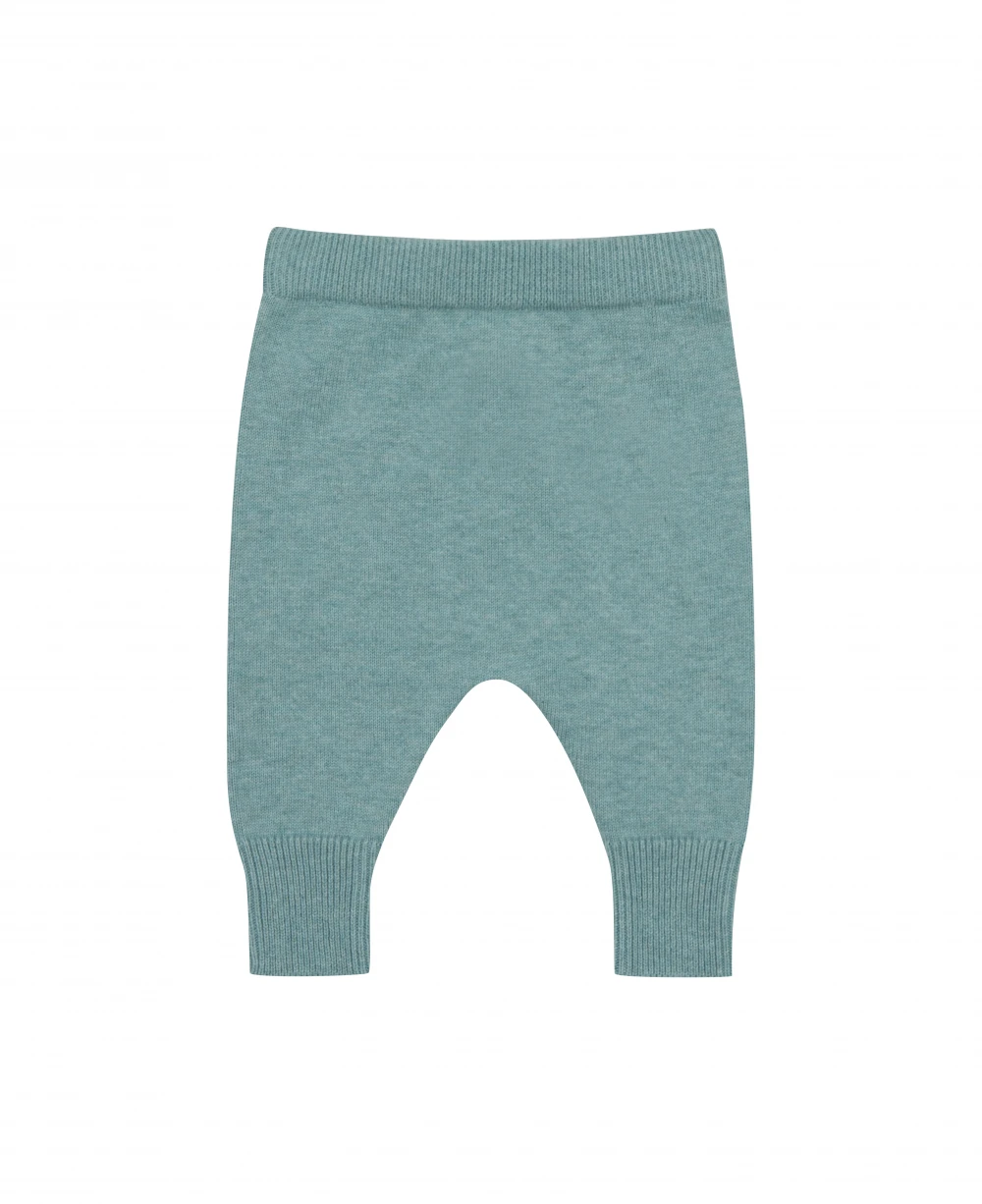 Trousers for children in organic cotton and wool