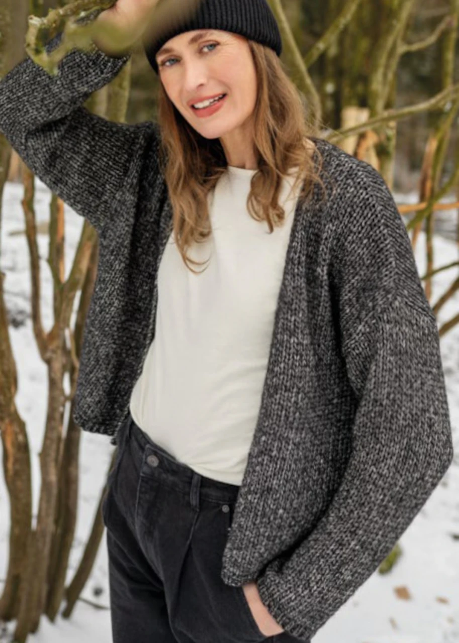 Cardigan e giacche da donna in pura lana e cotone biologico vendita online