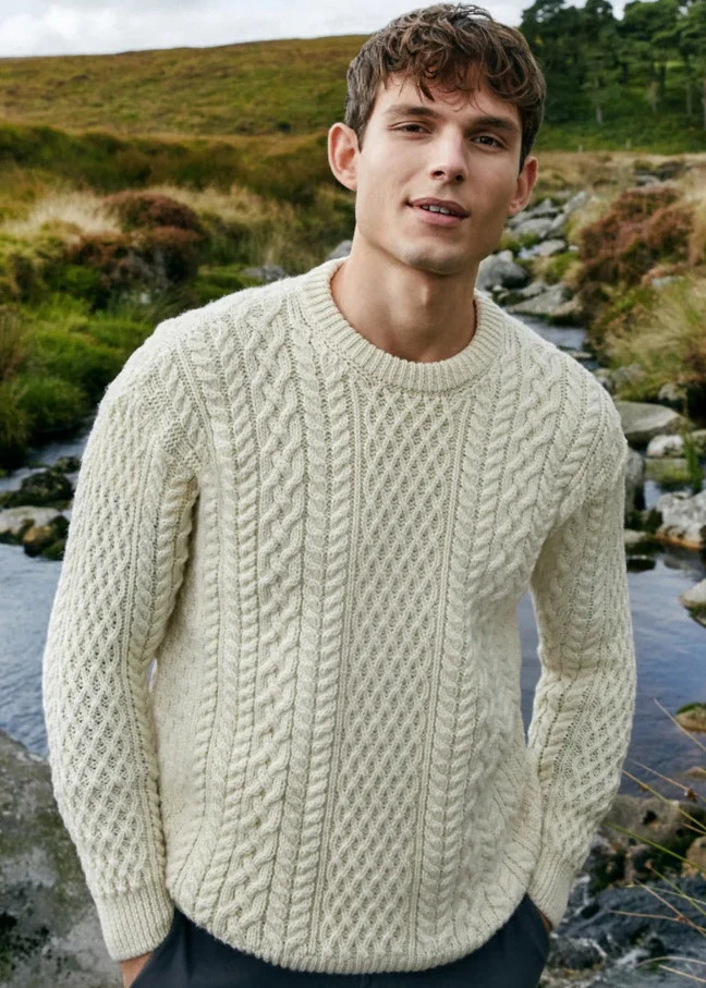 Men's Cuillean jumper in pure merino wool