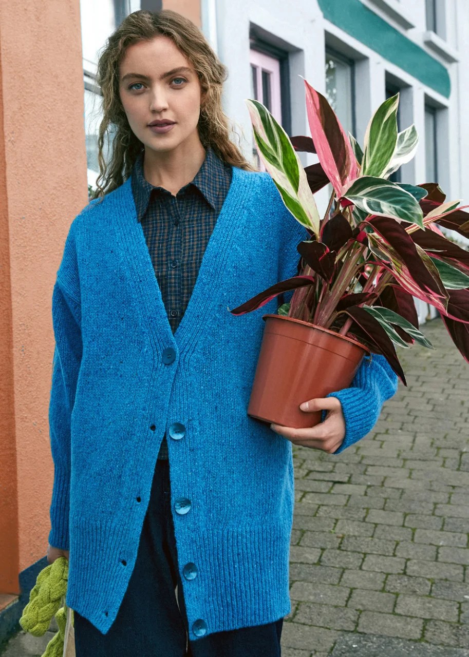 Women's Cumberland Cardigan in Wool and Cashmere