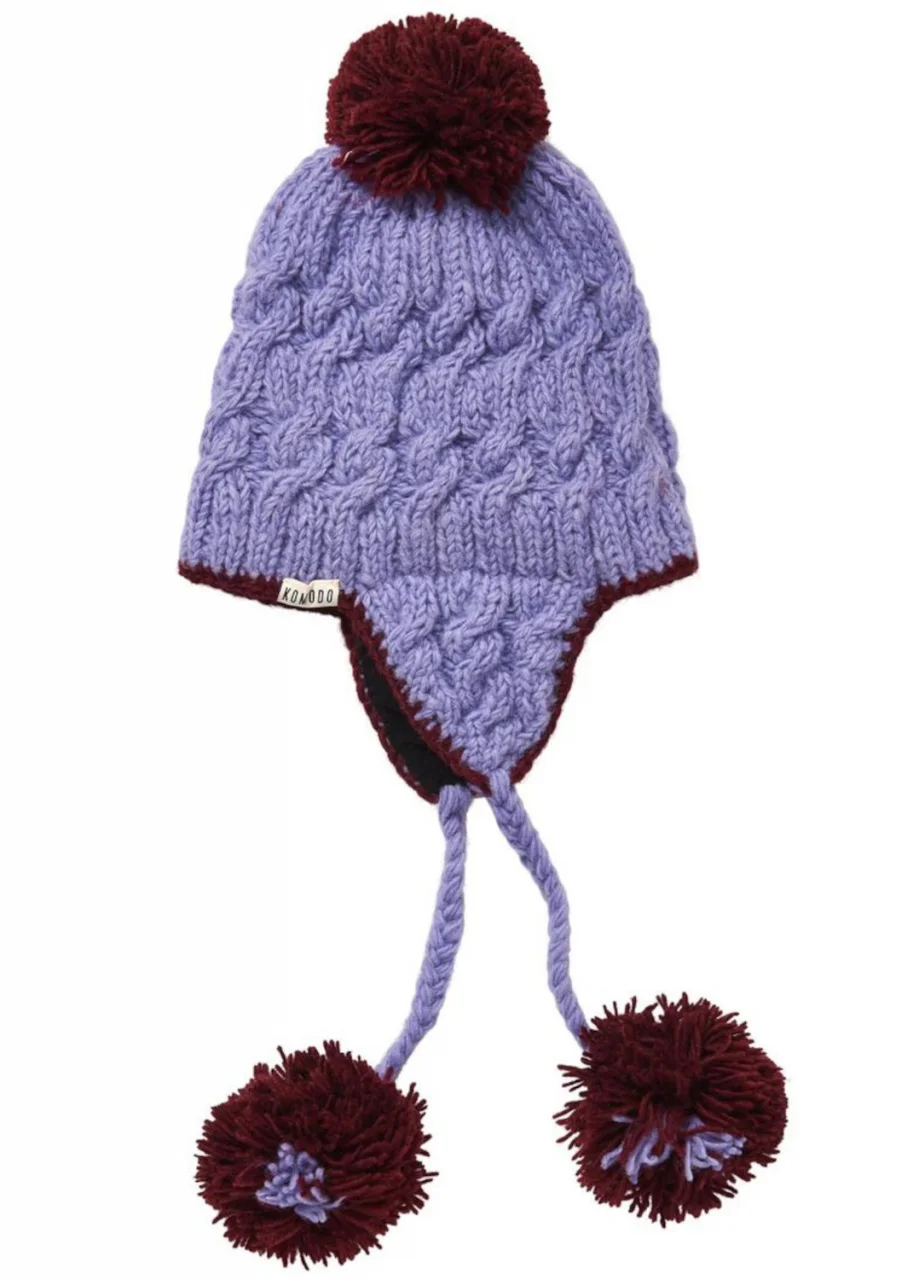 Women's Lined Wool FLUFF Lavender Hat