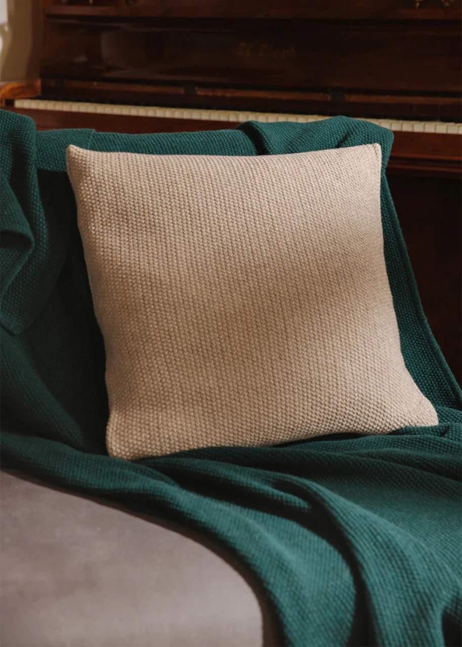Tana Pillow Cover in Regenerated Wool