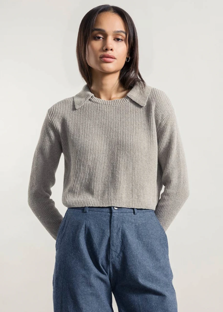 Olivia Women's Sweater in Regenerated Cotton