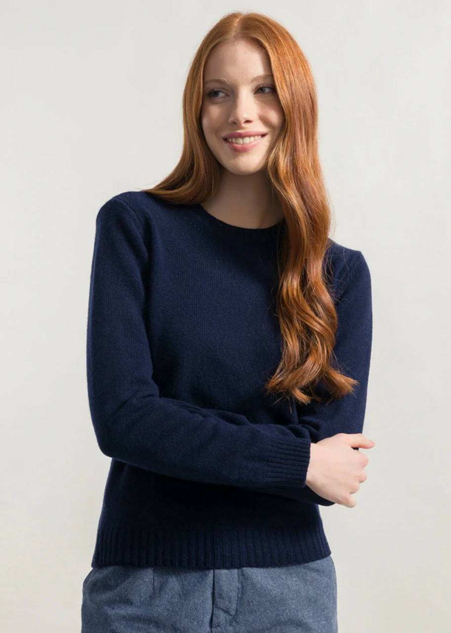 Laura Women's Sweater in Regenerated Wool
