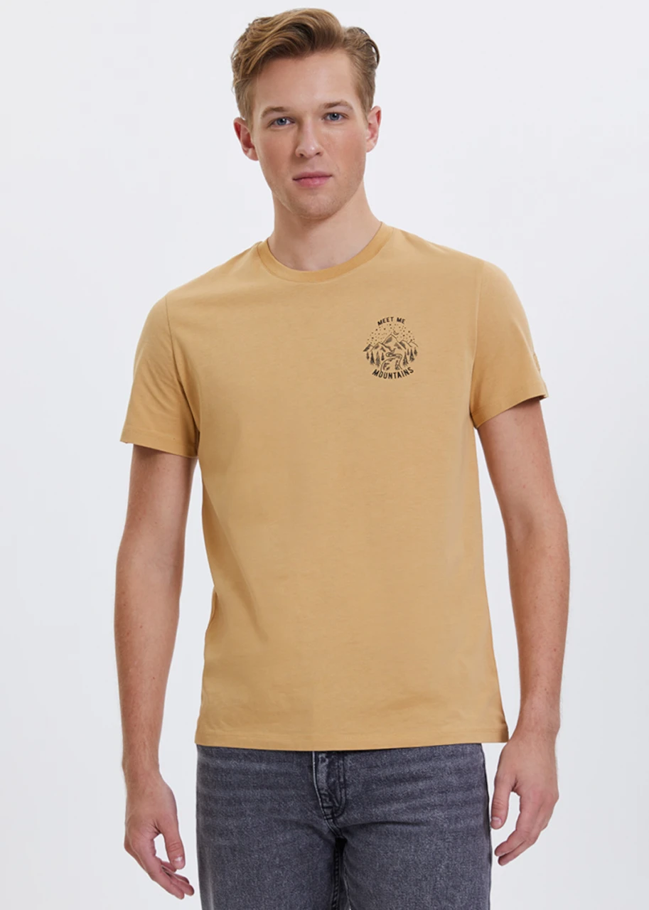 Meet Coffee T-shirt for men in pure organic cotton