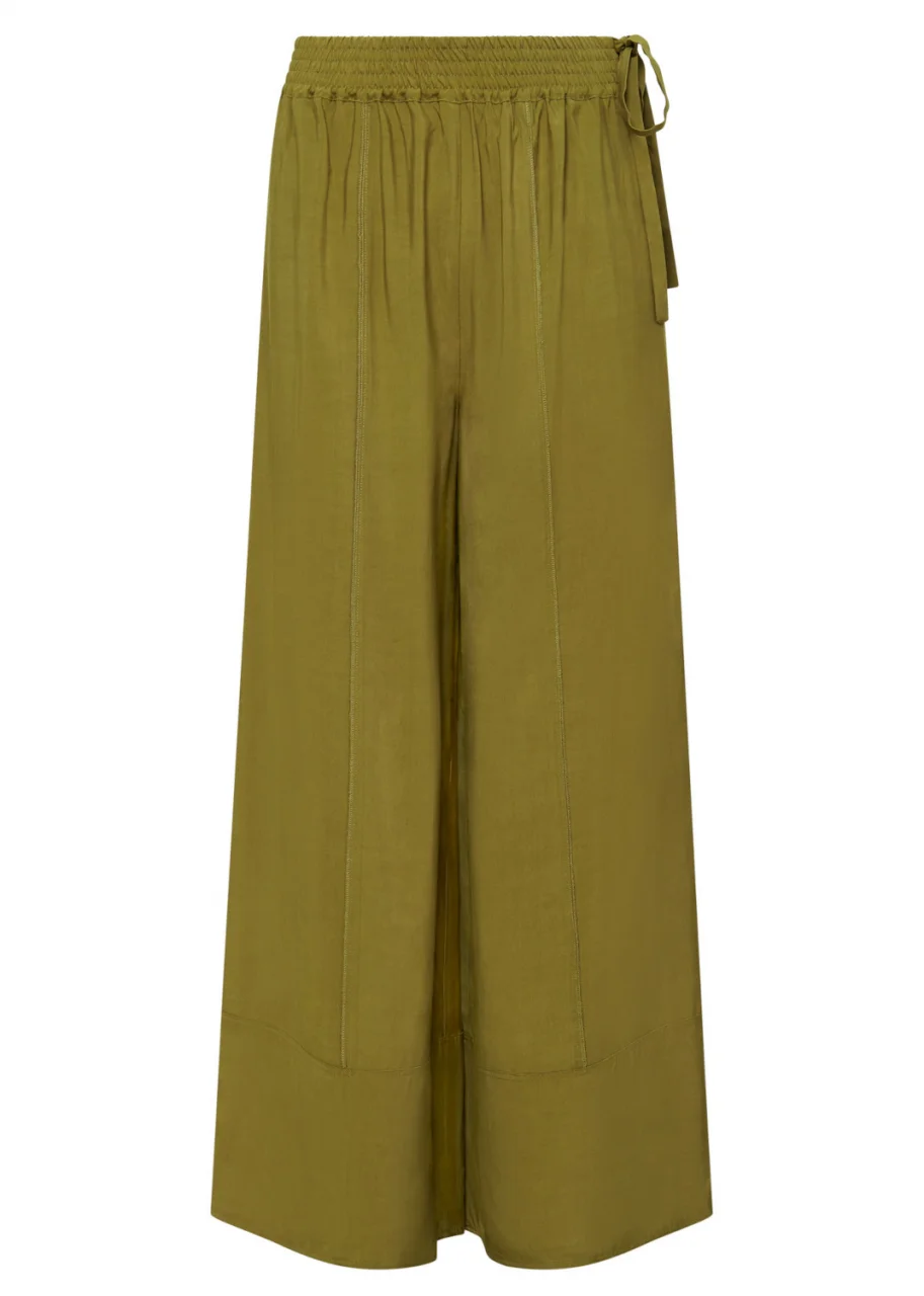 Pantaloni Marie da donna in viscosa sostenibile EcoVero™ - Khaki