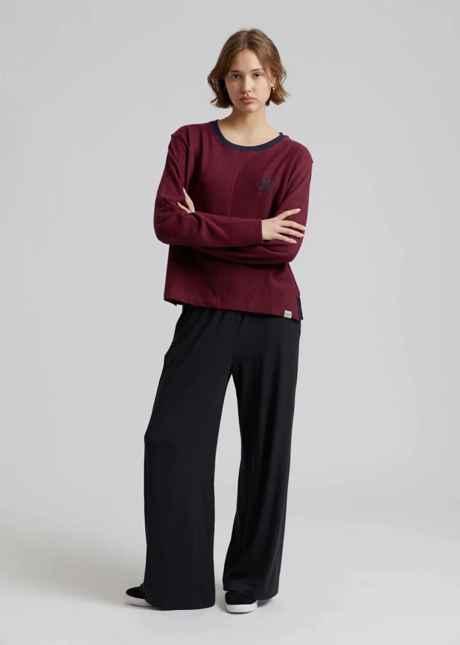 Women's Binita trousers in sustainable Modal - Black_110511