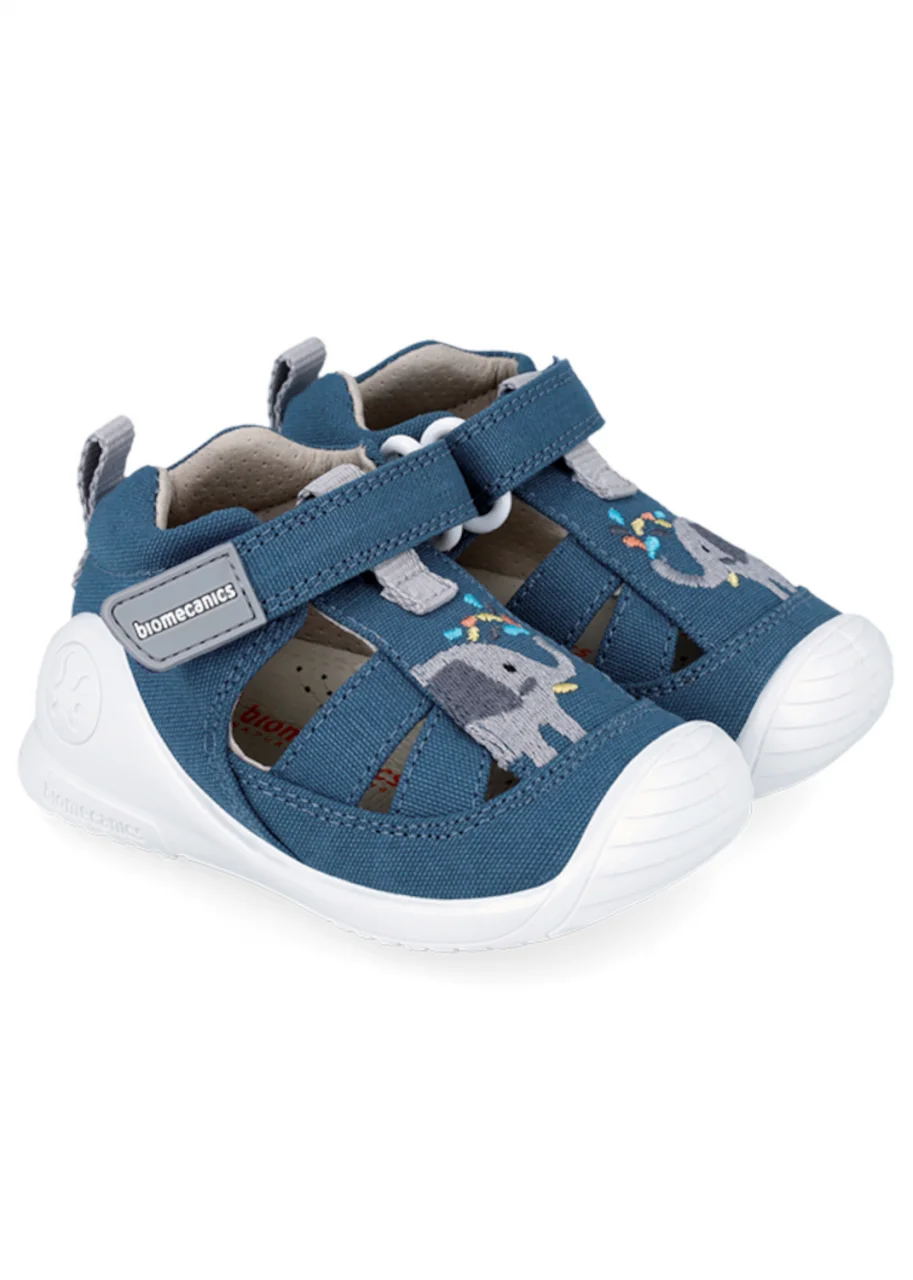 Ergonomic and natural cotton baby elephant sandals