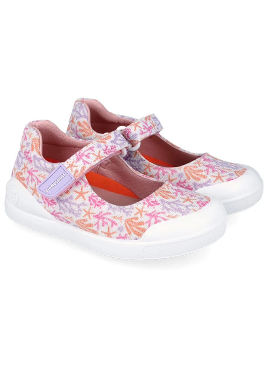 Ergonomic and natural cotton ballerina shoes for girls