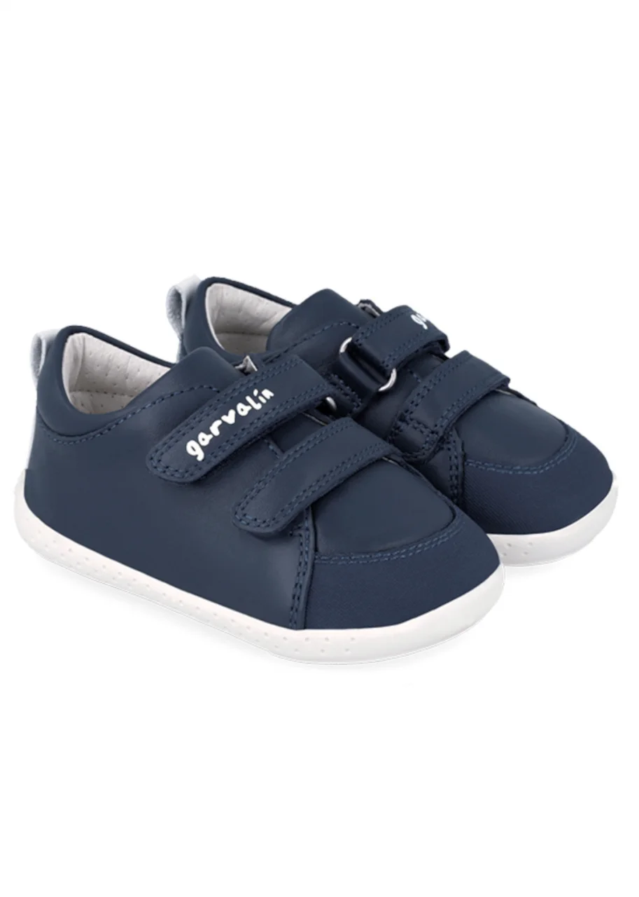 Rosy Barefoot Sneakers for boys in natural leather