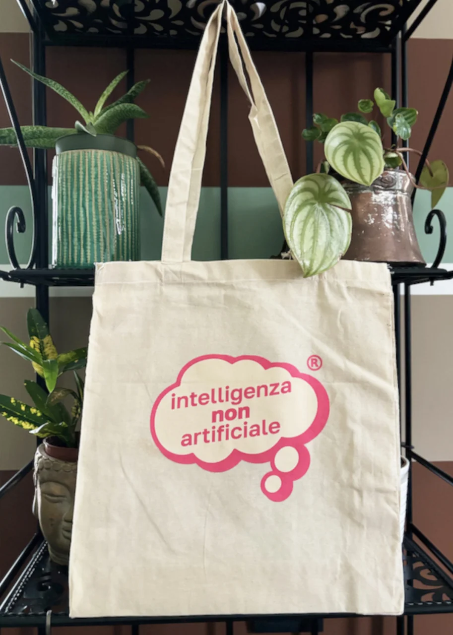 Shopper spesarella cream/pink NON-artificial intelligence