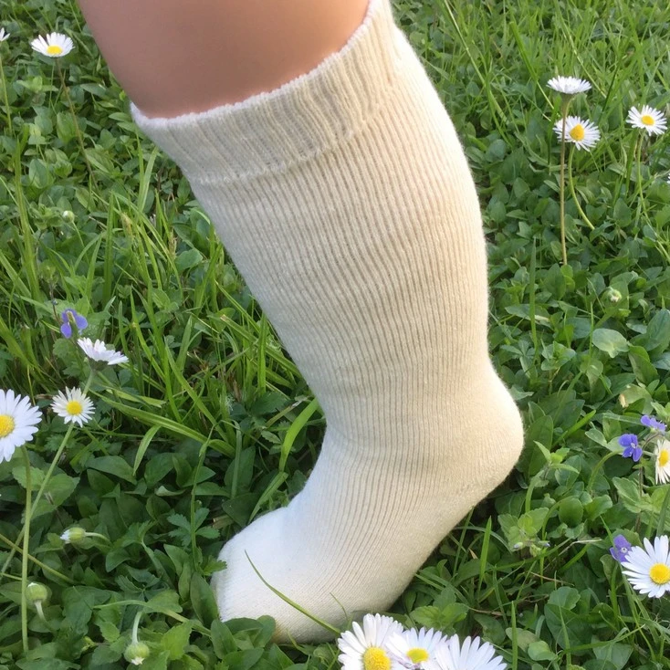 Knee-high socks in organic cotton terry
