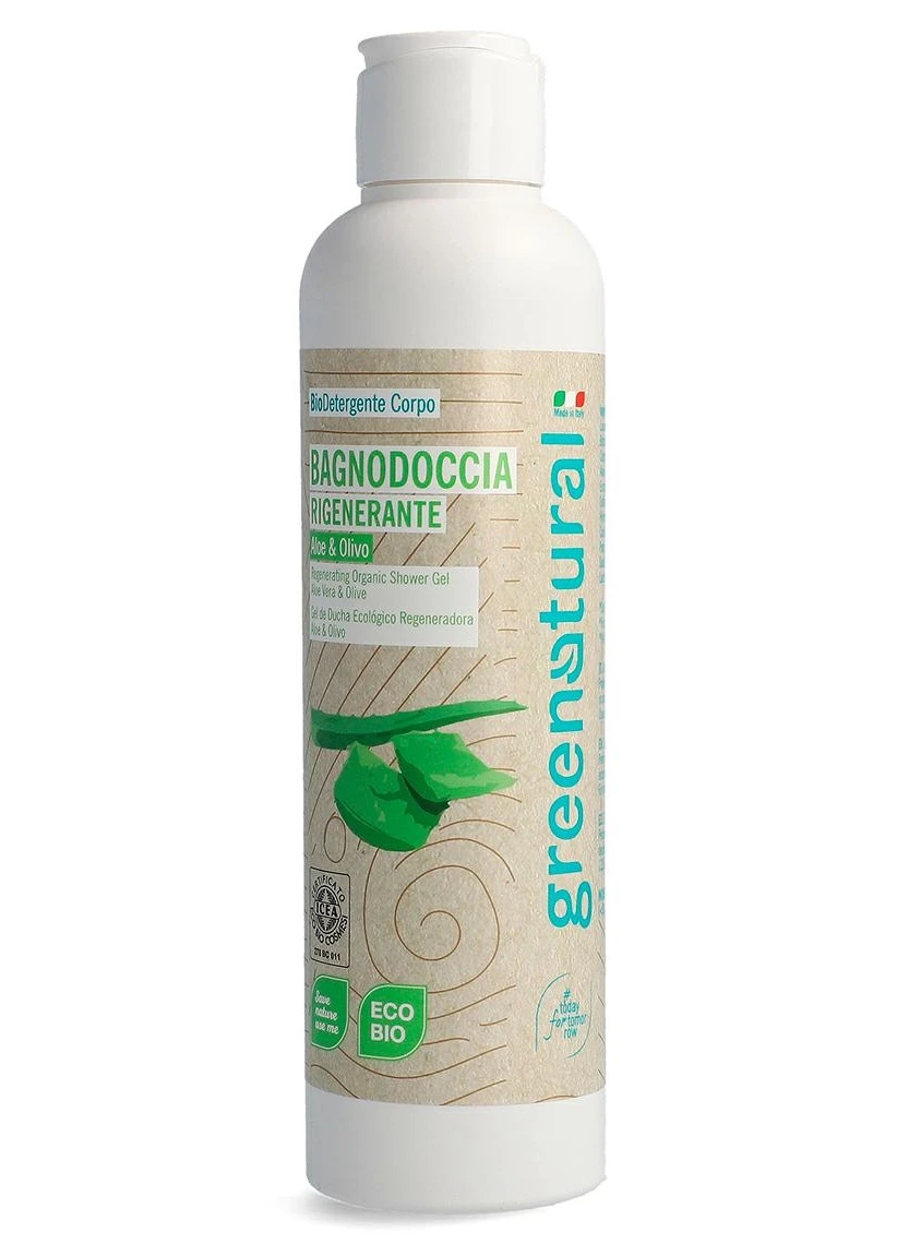 Bath-shower gel eco-organic Aloe and Olive - 250ml