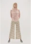 BLUSBAR wide trousers for women in pure merino wool - video 42
