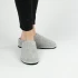 Pantofola Diva con tacco Fuxia in feltro di lana - video 17